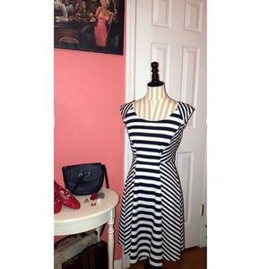 High Waist Fit and Flare Dress⚓️💙⚓️